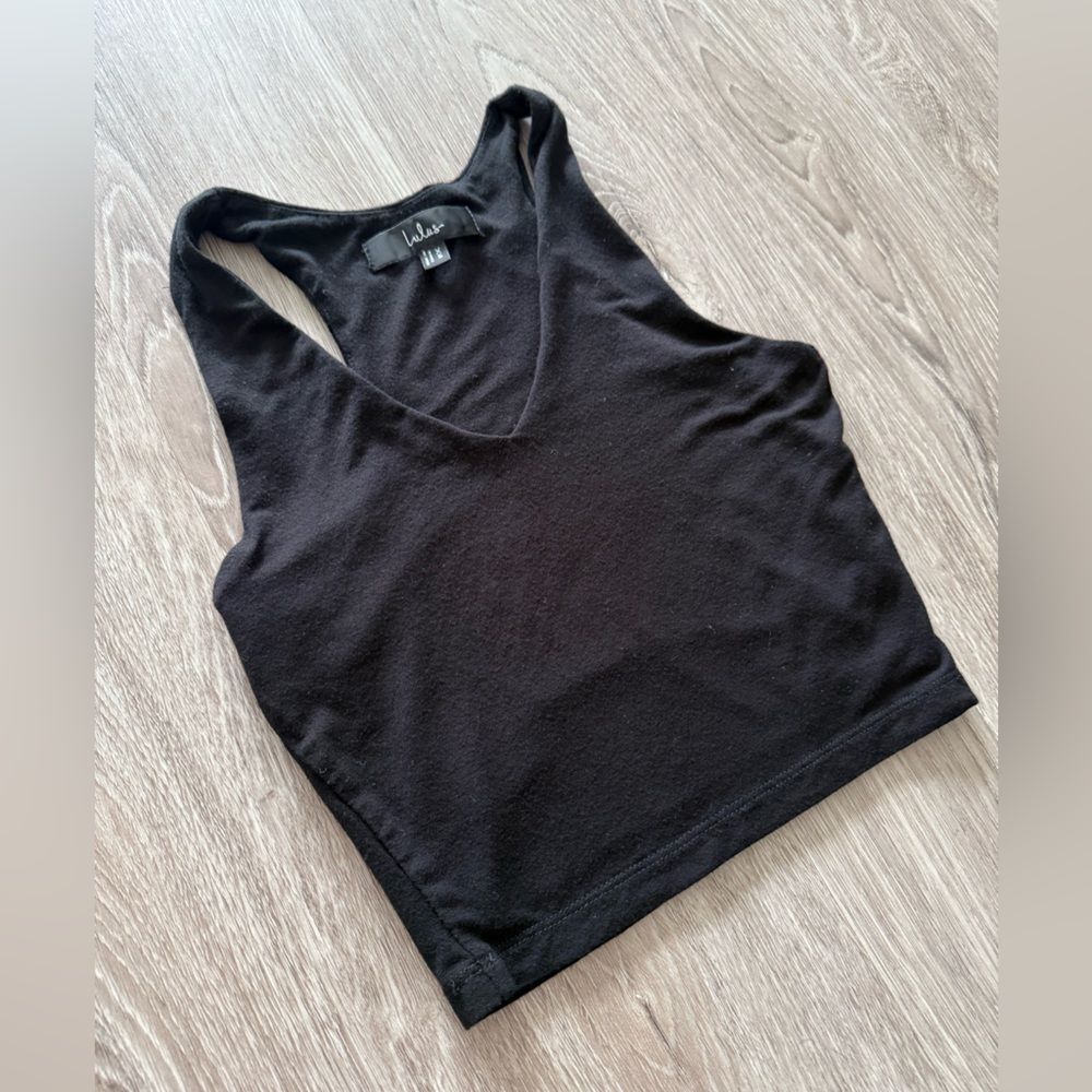 Lulu's Black V-Neck Tank Top - Picture 5 of 5